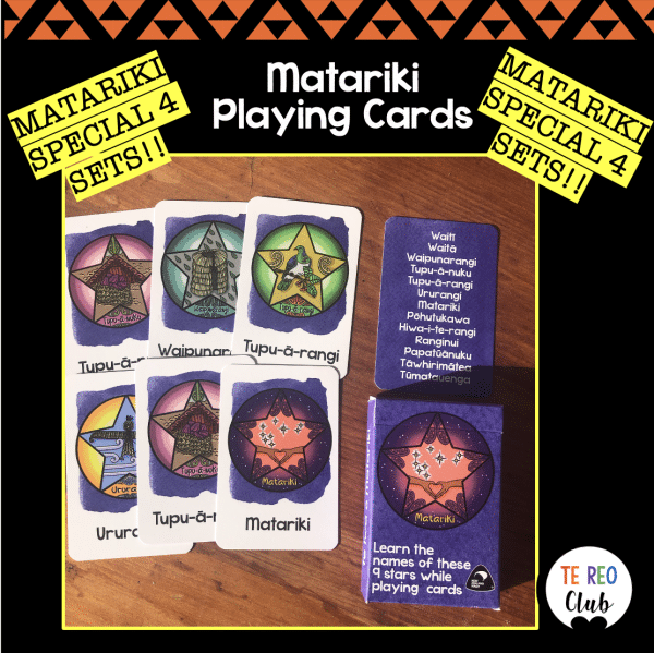 Matariki 4 sets cards